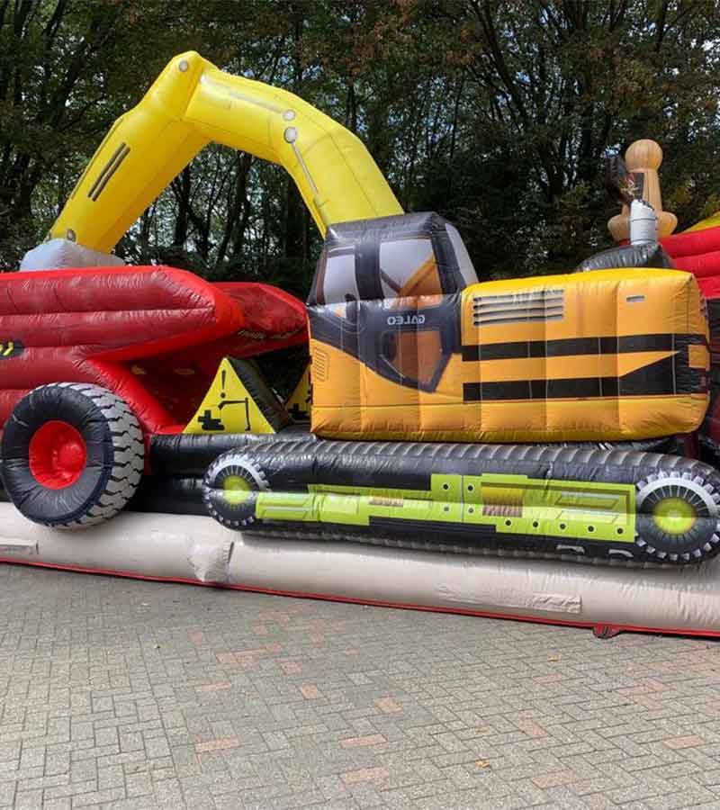 Hüpfburg Erlebnisbaustelle mieten bei Der Spassmacher