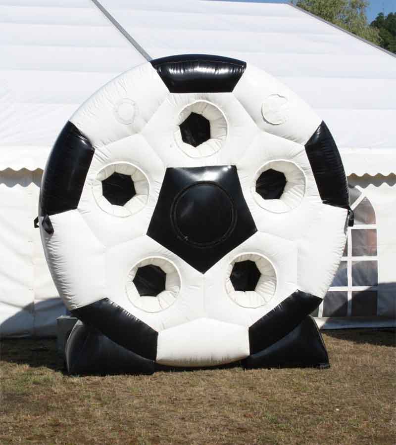 Fussball Torwand rund-drehend mieten bei Der Spassmacher