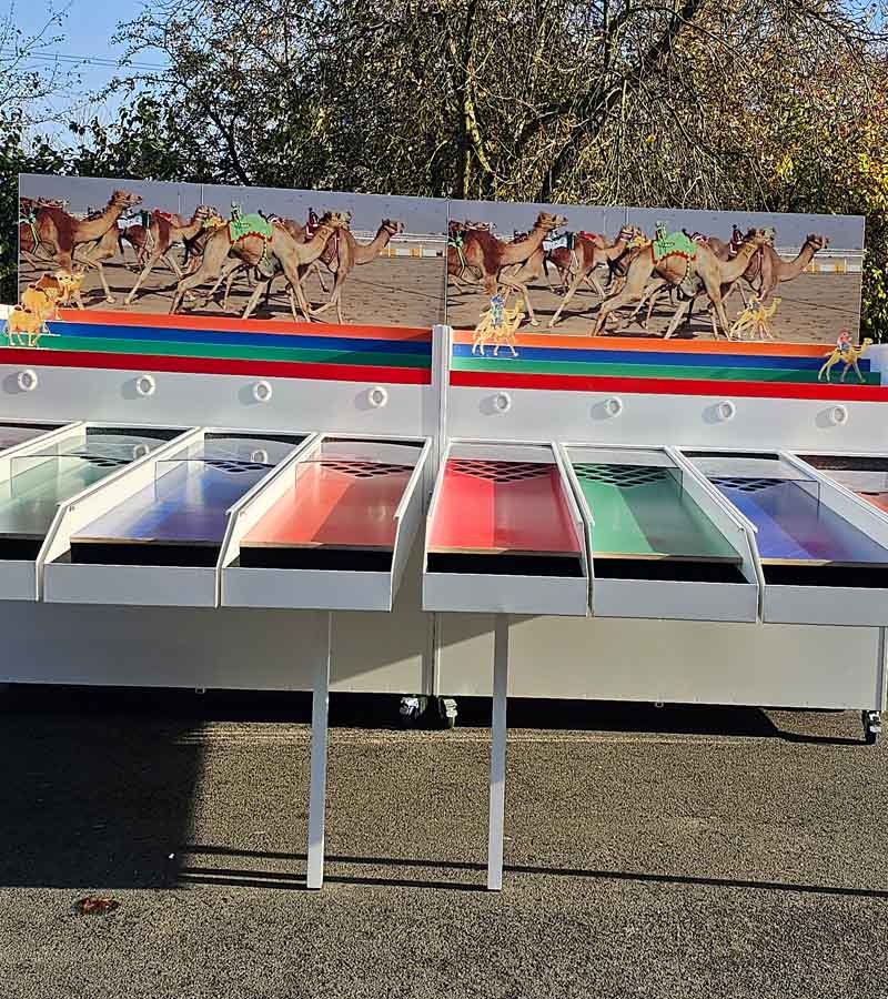 Derbyrennen Kamel Doppelanlage (8 Personen) mieten bei Der Spassmacher