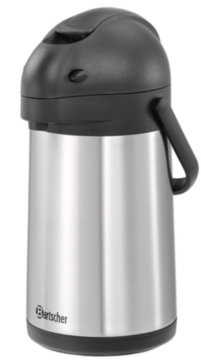 Edelstahl Pumpkanne 2,0 l mieten - für Heißgetränke - inkl. Reinigung – 2