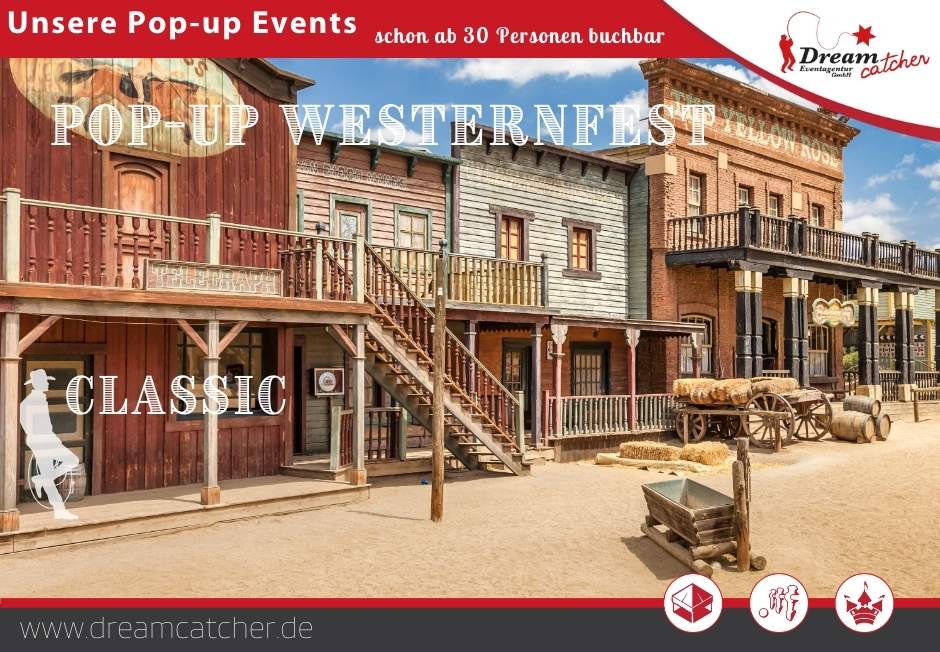 Pop-up Event Western Classic mieten – Bullriding-Paket inkl. Personal