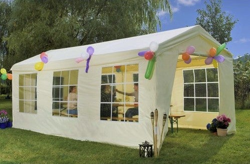 Partyzelt 3x6 m mieten – stabiles PVC-Zelt für jedes Wetter