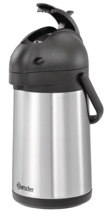 Edelstahl Pumpkanne 2,0 l mieten - für Heißgetränke - inkl. Reinigung – 3