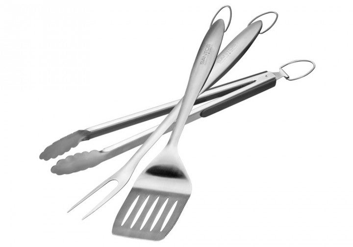 Grillbesteck mieten - 3-teiliges Grillzubehör für Ihre Grillparty