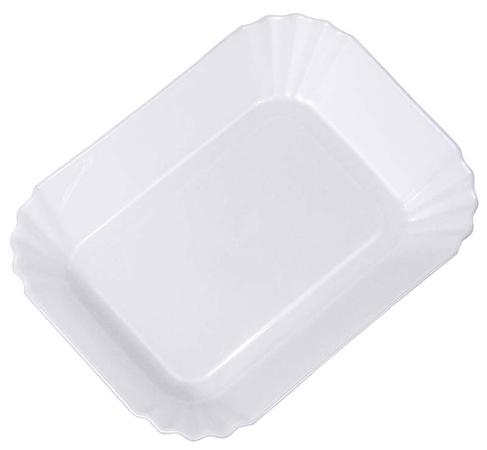 Currywurst-Schale mieten – PP, weiß, 19,0x13,5x3,5 cm, inkl. Reinigung