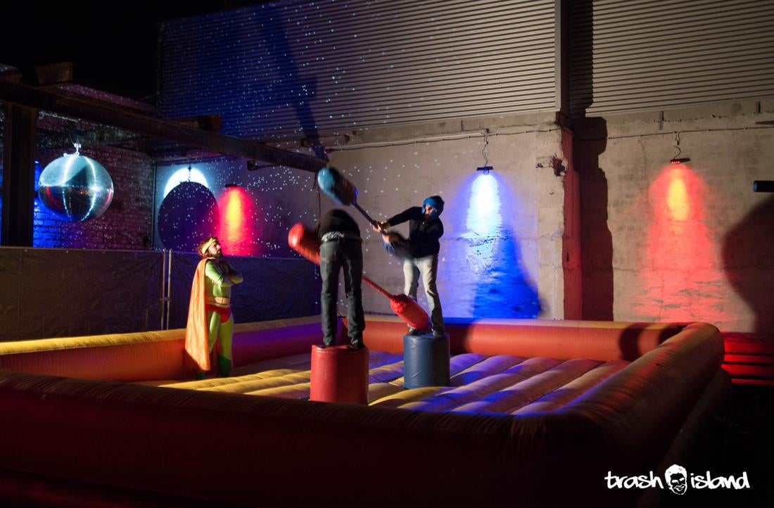 American Gladiator mieten – Gladiator-Game Eventmodul für Feste