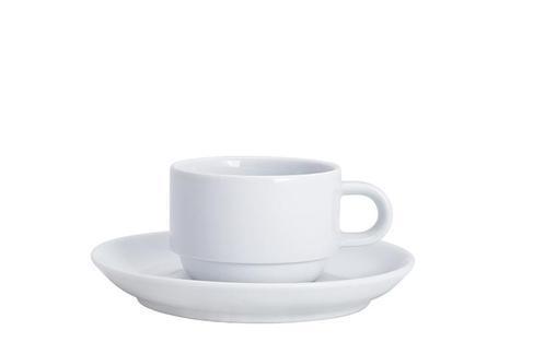 Kaffeetasse mit Untertasse Kahla System Plus mieten – 0,16 l, inkl. Reinigung