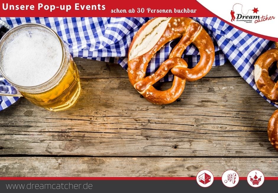 Pop-up Event Oktoberfest Classic mieten – Wiesn-Paket inkl. Deko & Popcorn – 2
