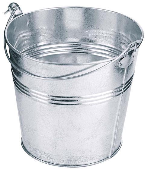 Besteckeimer verzinkt mieten - Ø 14 cm - Besteckkorb fürs Buffet