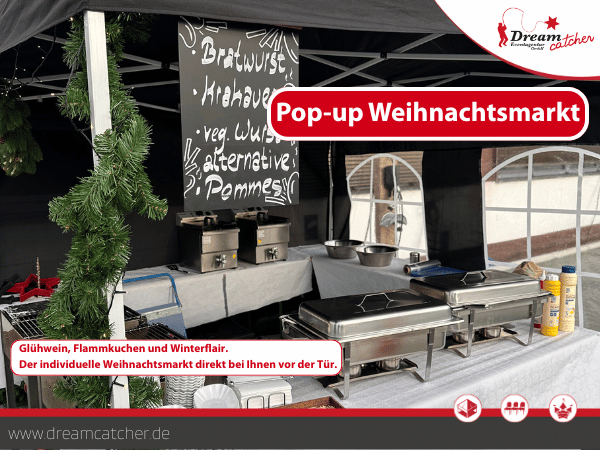 Pop-up Weihnachtsmarkt mieten – Weihnachtsfeier-Komplettkonzept für Firmen – 2