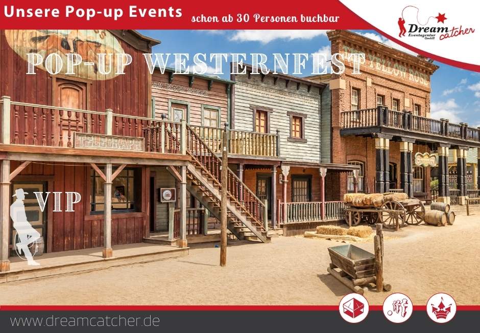 Pop-up Event Western VIP mieten – Bullriding-Komplettpaket inkl. Personal – 2