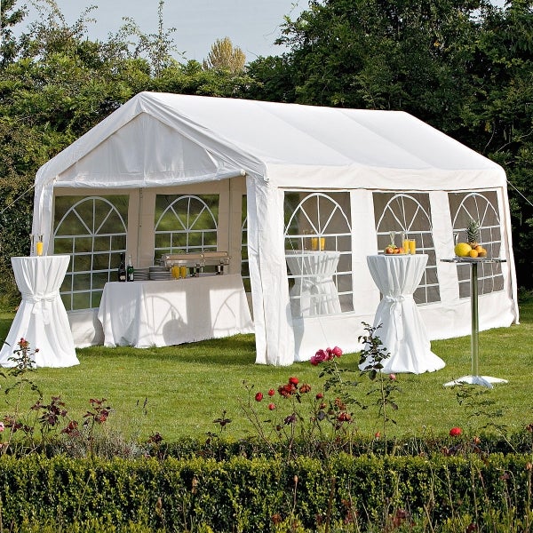 Partyzelt mieten 3 x 6 m - PVC-Festzelt inkl. Seitenwänden – 2