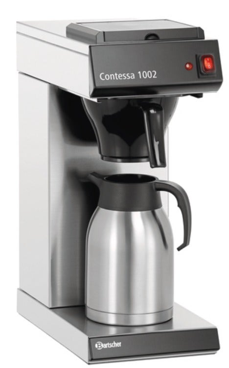 Filterkaffeemaschine mit Isolierkanne mieten – 2 Liter, Edelstahl-Heizelement