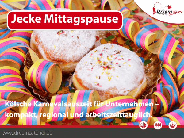 Jecke Mittagspause buchen – Karnevals-Komplettpaket für Firmen – 2