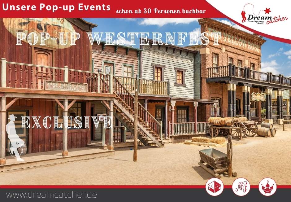 Pop-up Event Western Exclusive mieten – Bullriding-Paket inkl. Personal – 2