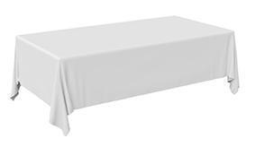 Tischdecke 140x140 cm weiß mieten – inkl. Reinigung