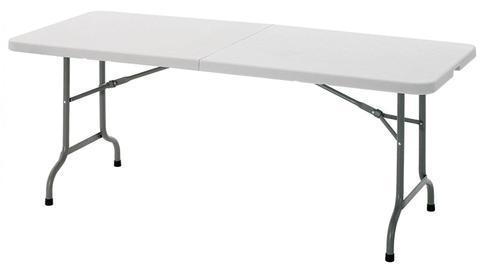 Banketttisch mieten – 183 x 76 cm, weiß, Konferenz- & Buffettisch