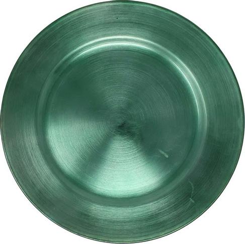 Platzteller grün Ø 33 cm mieten – inkl. Reinigung