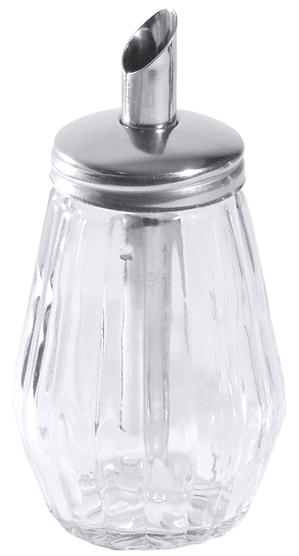 Zuckerstreuer aus Glas mieten – 250 ml, inkl. Reinigung