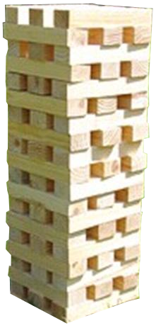 Mega Wackelturm "Jenga" XXXL