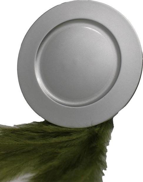 Platzteller silbern Ø 33 cm mieten – inkl. Reinigung – 3