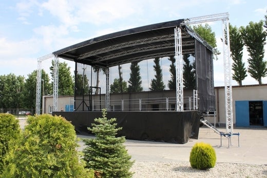 Partyzelt 4x6 m mit Boden mieten – PVC-Zelt für jedes Wetter – 2