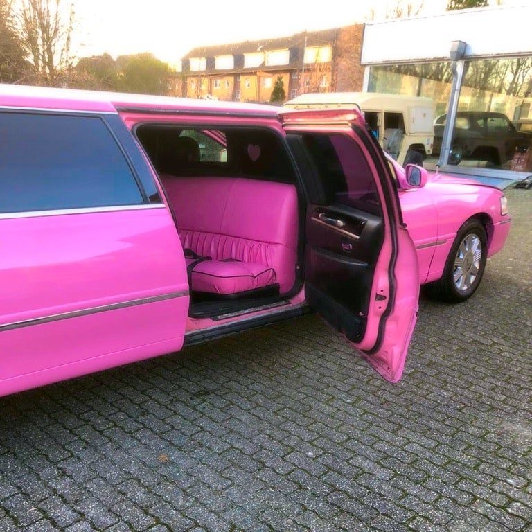Pink Lady Stretchlimousine mieten – pink-weiße Party-Limo leihen – 3