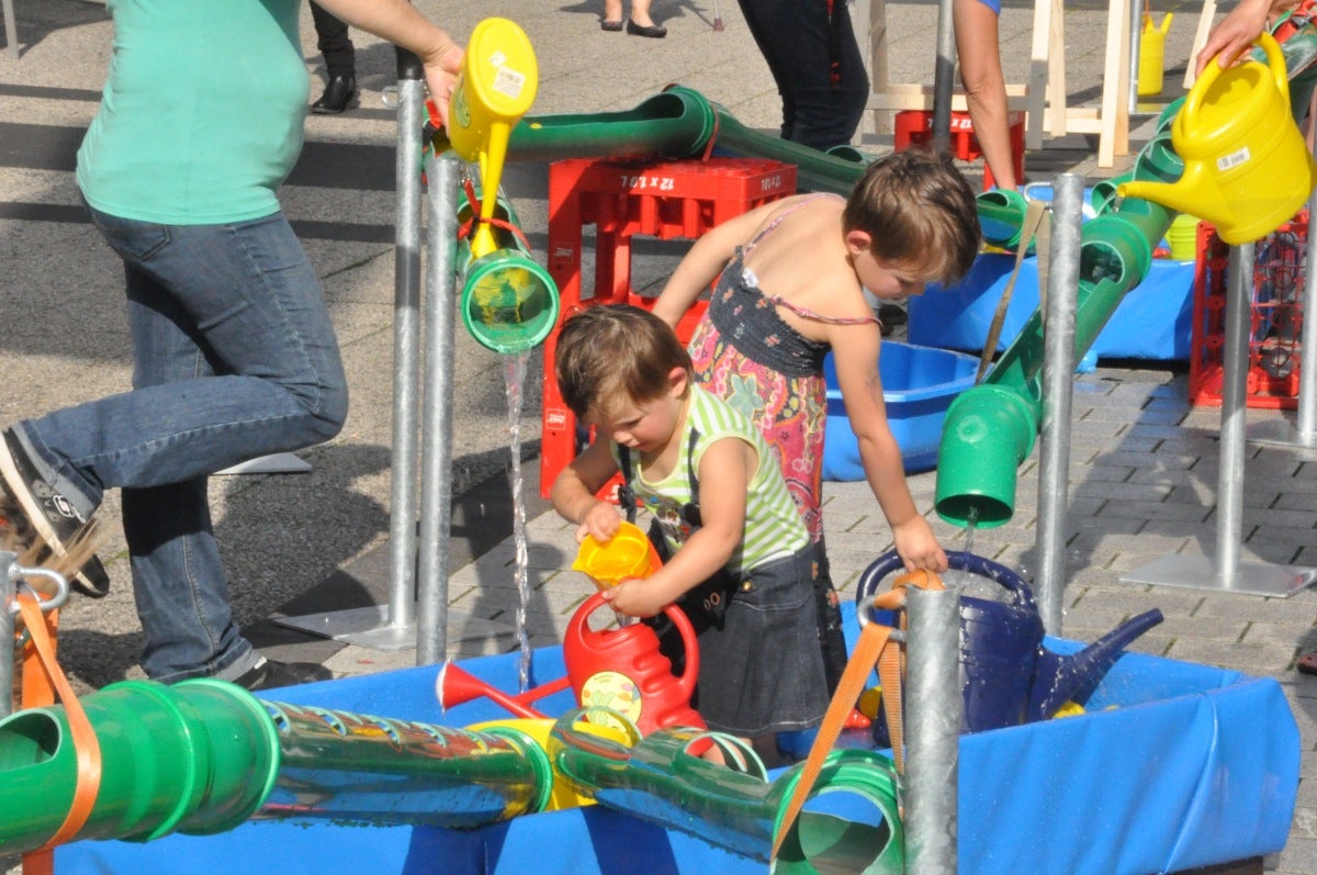 Wasserbaustelle - Wasserlabyrinth mieten