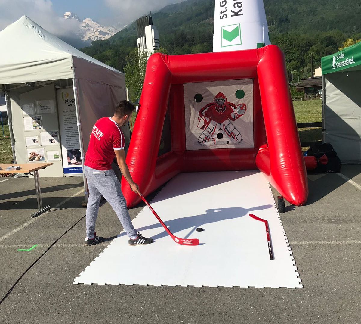 Eishockey Torwand mieten bei Axess