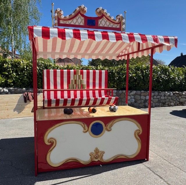Marktstand Buechsenwerfen Nostalgie mieten bei Axess