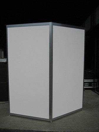 Octanorm Stellwand mieten – Präsentationswand, 100x200cm, Alurahmen