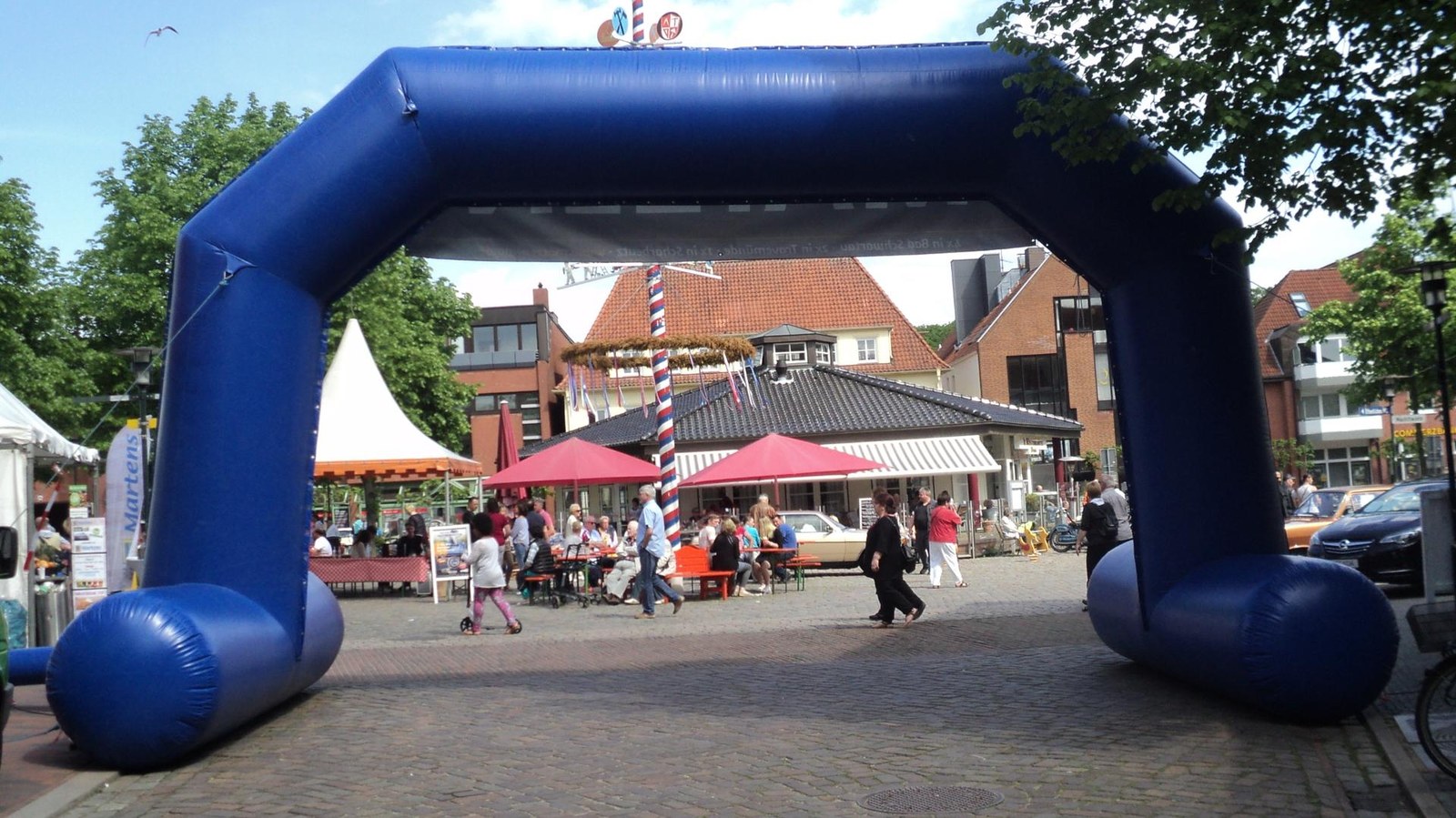 Start-Zielbogen / Torbogen mieten in Stockelsdorf – Mietartikel