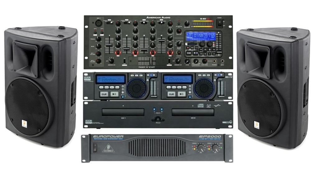 Musikanlage mit Doppel CD Player