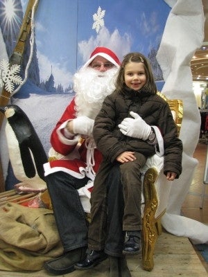 Nikolaus oder Weihnachtsmann-Aktion