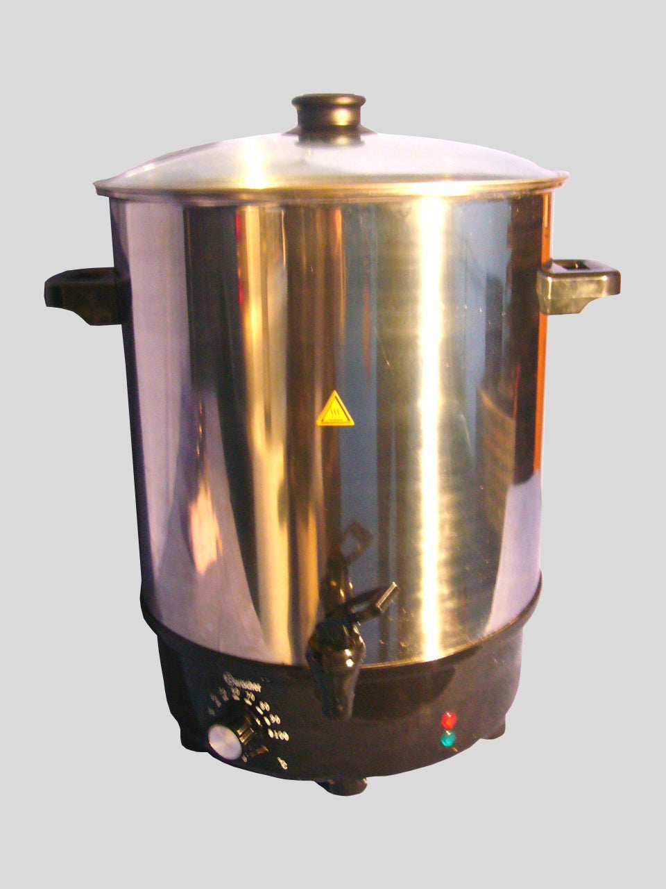 Glühweinkocher Edelstahl 30 L mieten – Glühweintopf 230 V