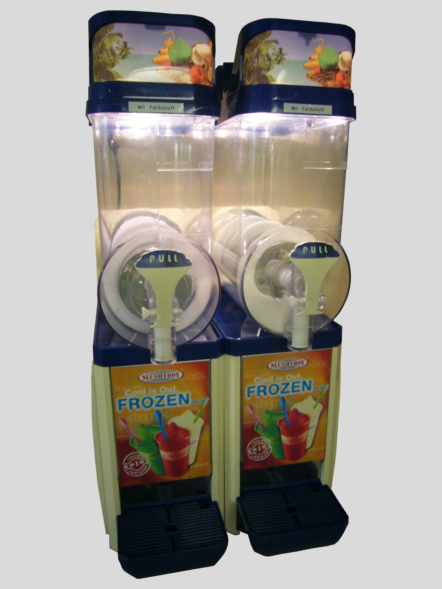 Slush-Eismaschine mieten – 2 Spender à 10 L für Events