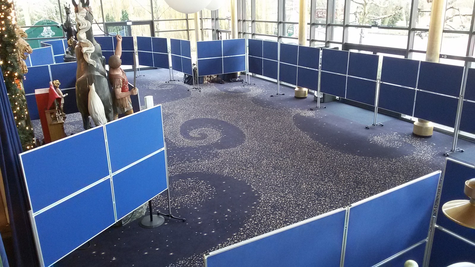 Stellwand XXL (Blue Business Design) mieten in Wesel – Mietartikel