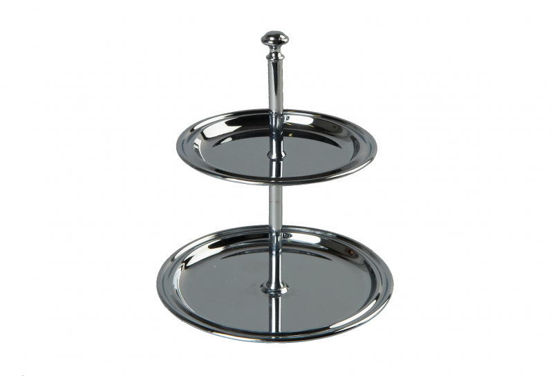 Etagere, klein, verchromt mieten