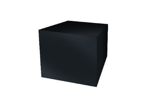 Tischwürfel, schwarz mieten