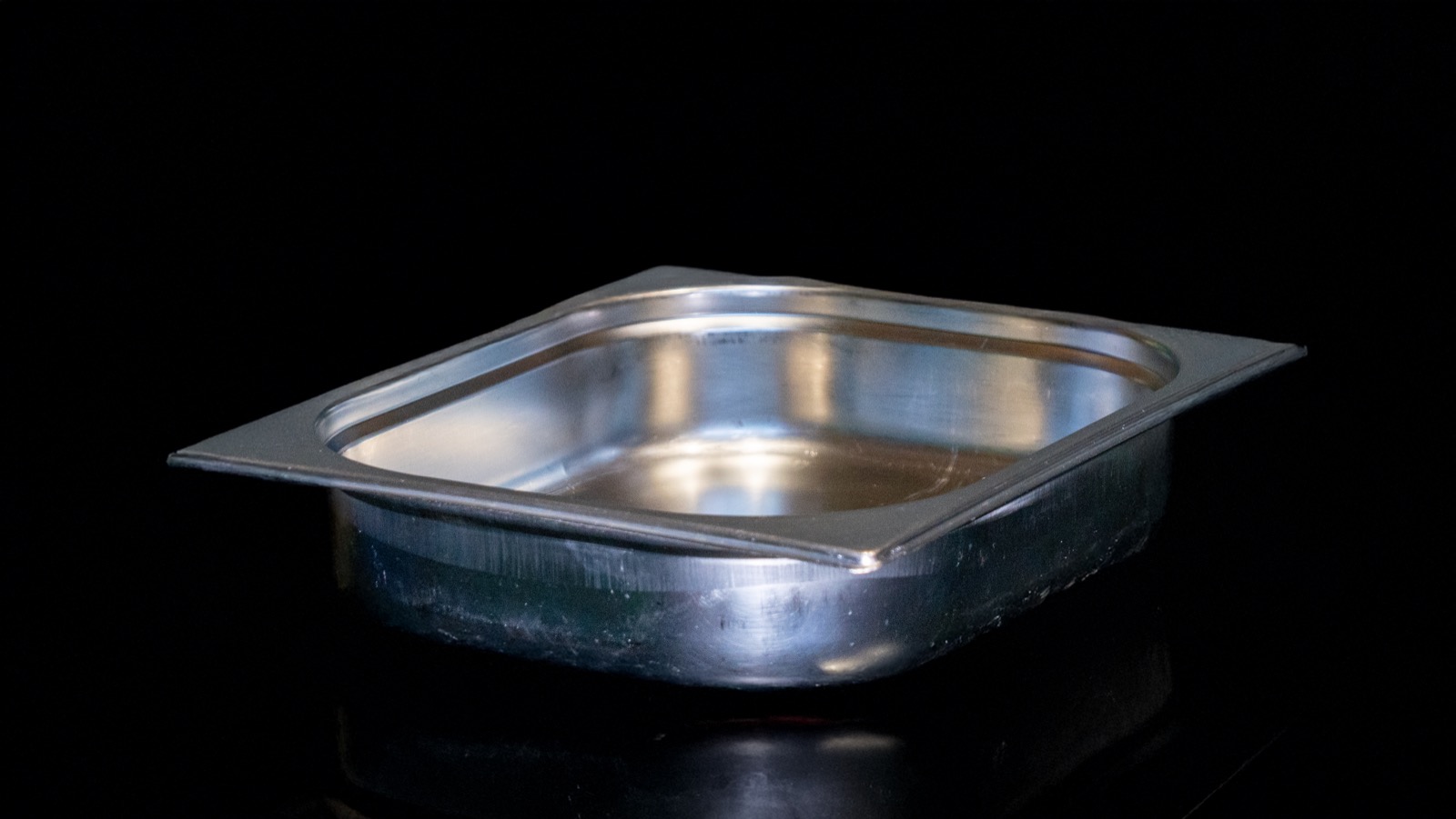 Einsatz Chafing Dish 1/2 flach / gereinigte Rückgabe mieten bei der Spülkiste