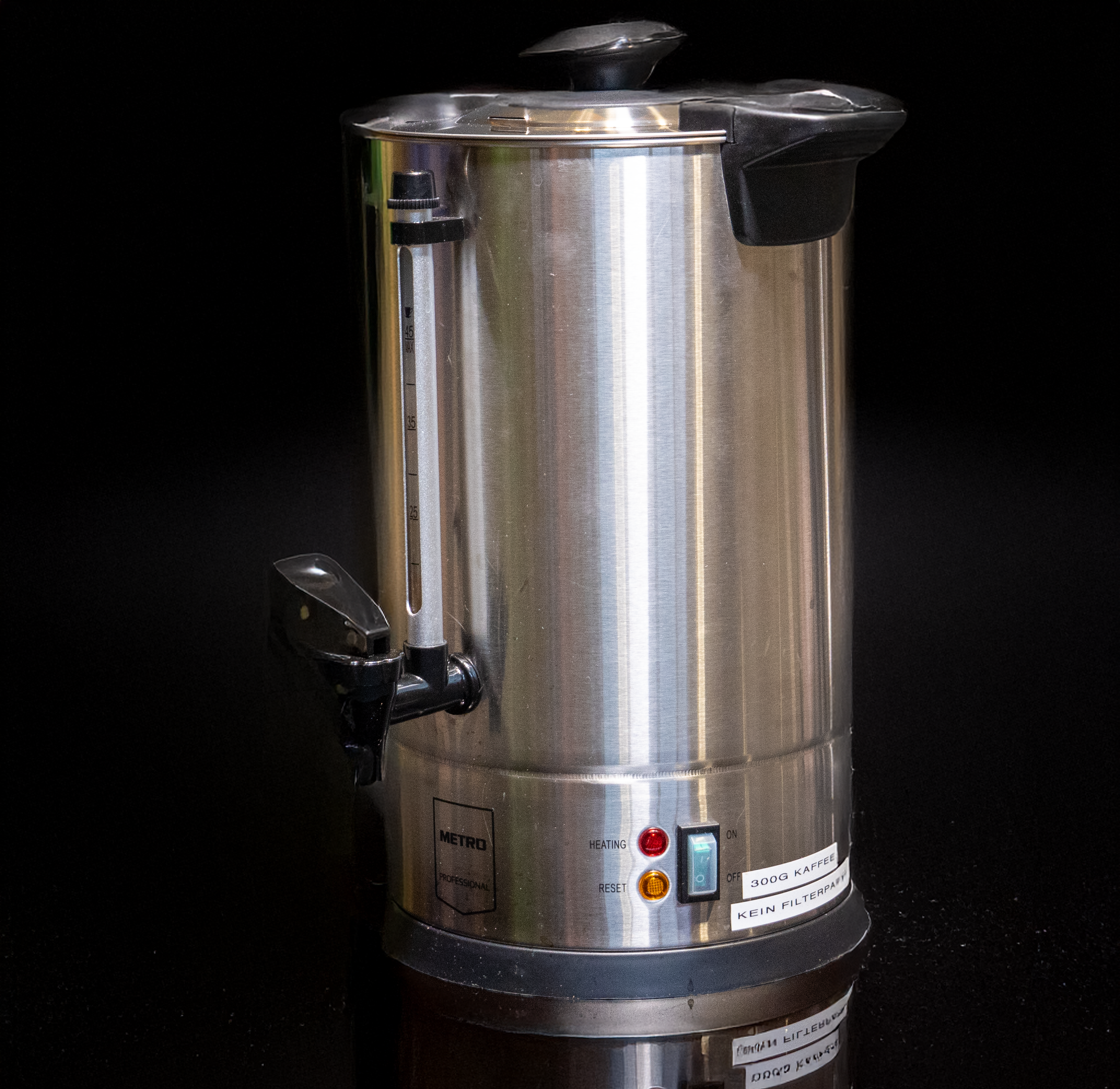 Kaffeemaschine mit Rundfilter ( 48Tassen) mieten bei der Spülkiste