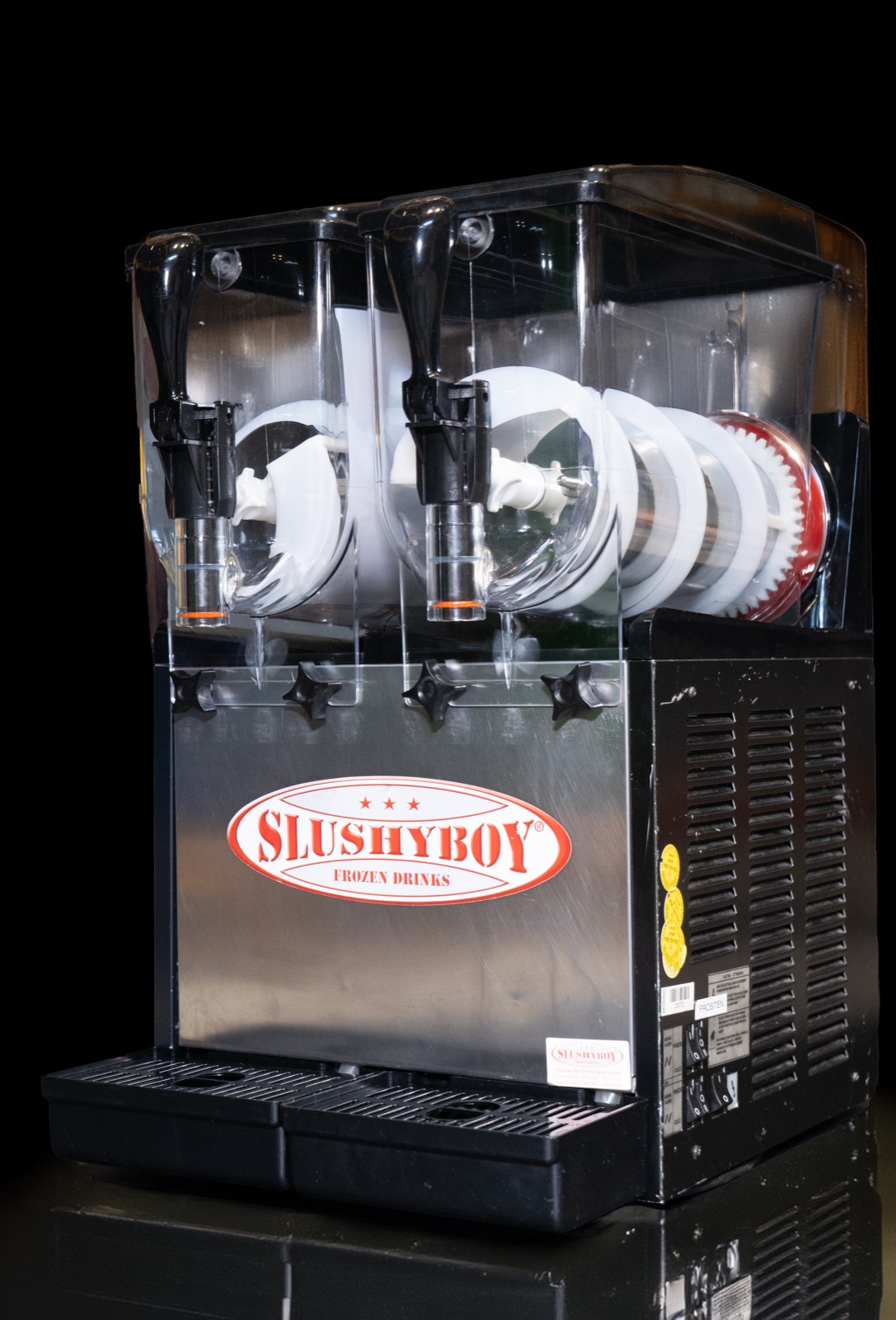Slush Eismaschine doppelt 2 x 8 ltr. mieten bei der Spülkiste