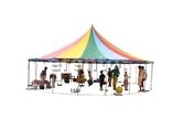 Zirkus-Komplettpaket mieten – Zirkuszelt, Clown-Animation & Spielgeräte