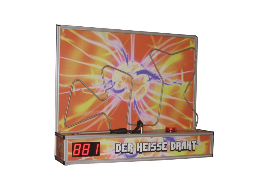 Heißer Draht Deluxe mieten – Tischversion mit Punkteanzeige