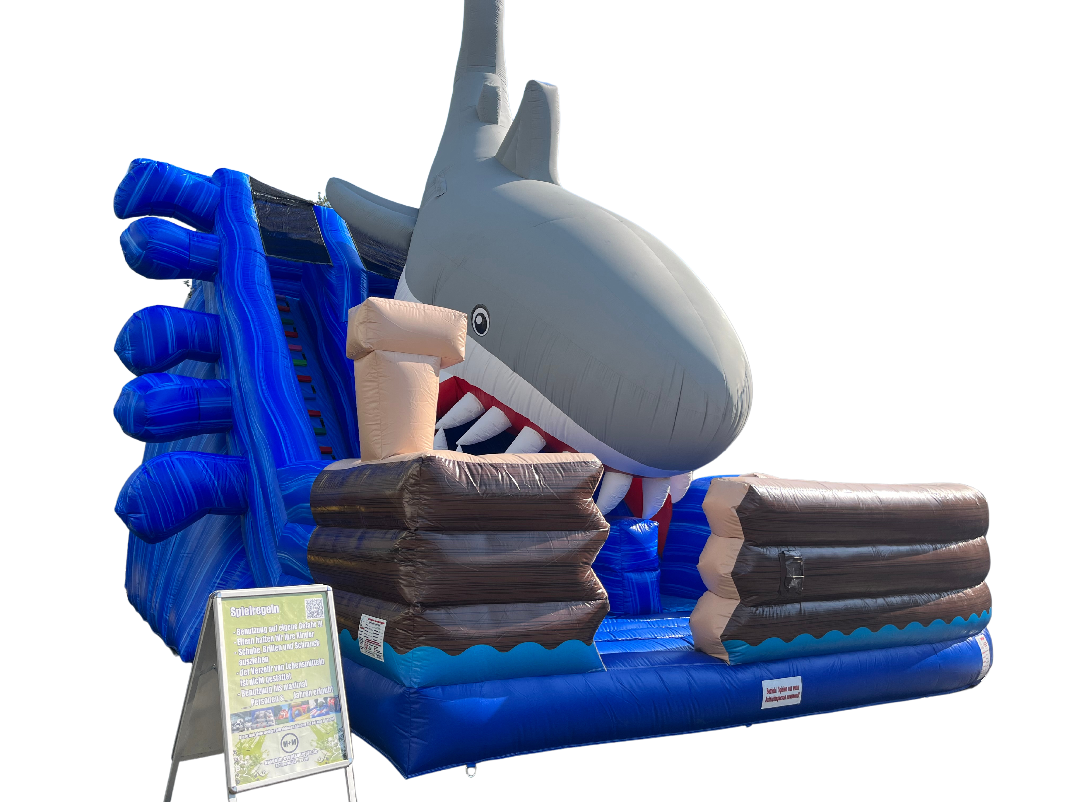 Riesenrutsche "Shark Attack" mieten – 10 m breit, 7 m hoch