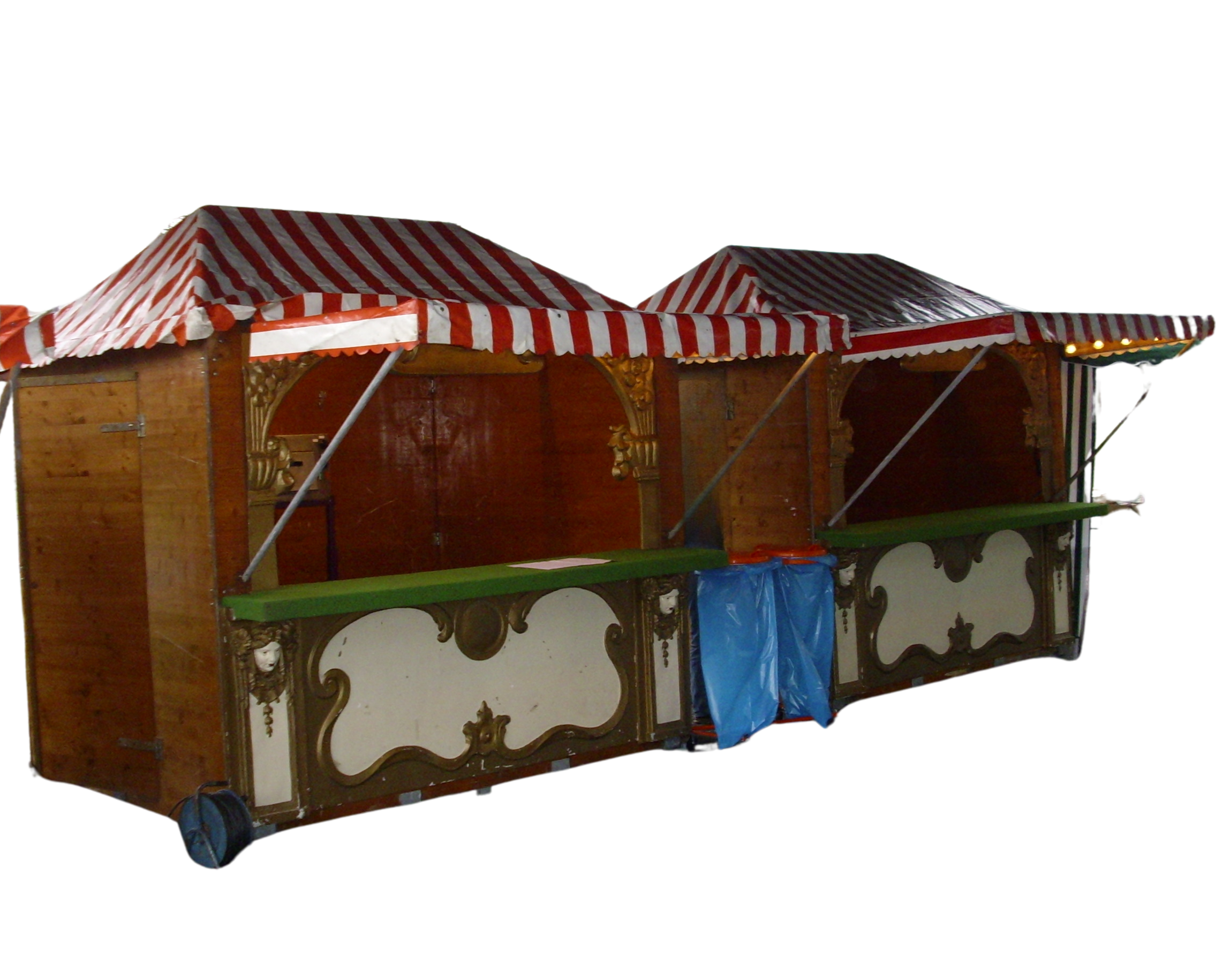 Nostalgische Marktbude mieten – abschließbarer Verkaufsstand für Weihnachtsmärkte – 3