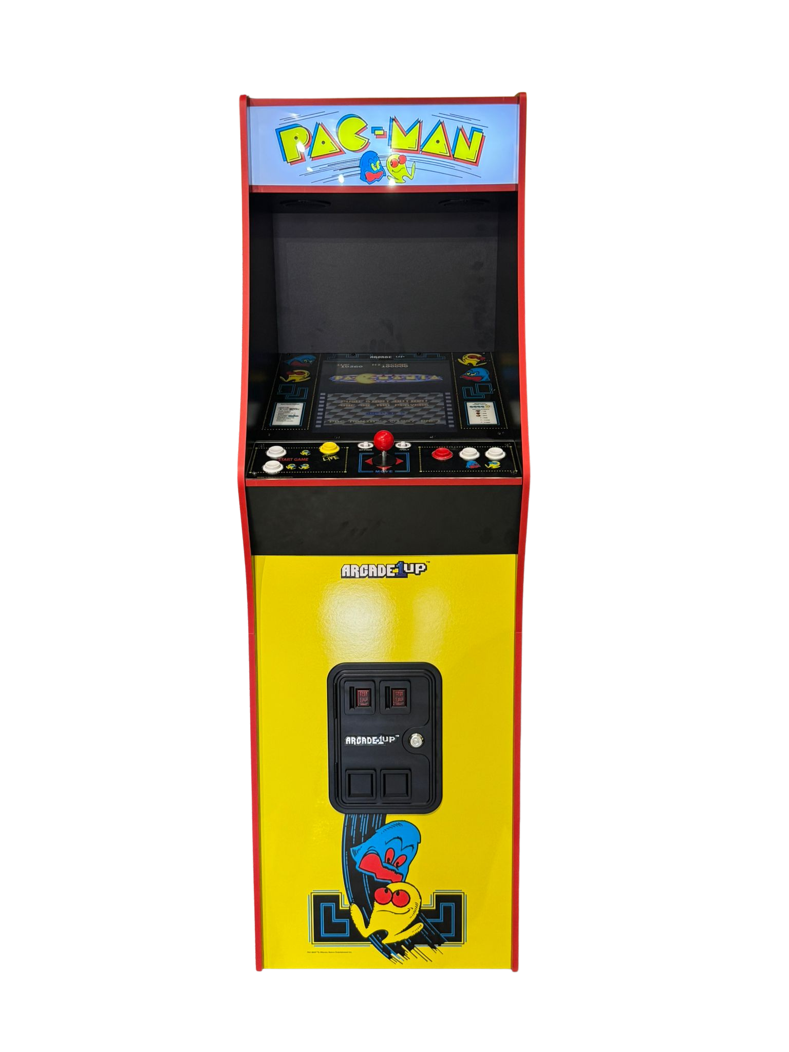 Pac-Man Arcade-Automat mieten – über 14 Retro-Spiele für Events