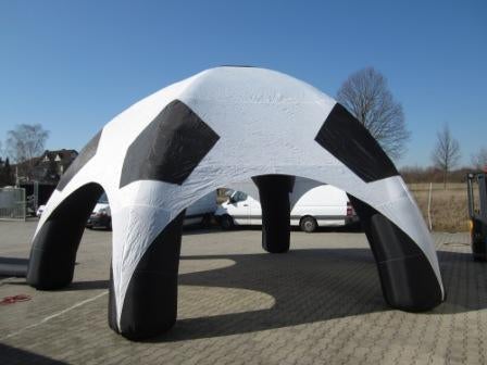 Soccer-Dome Zelt mieten – aufblasbar, 8 m Durchmesser, 4 m hoch – 2
