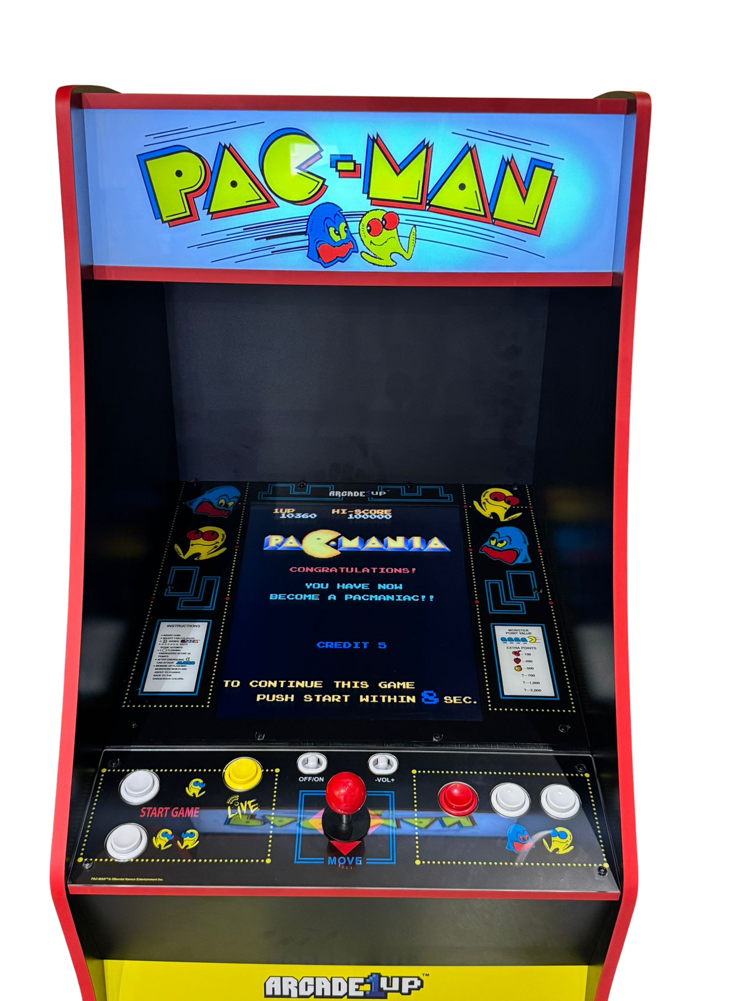 Pac-Man Arcade-Automat mieten – über 14 Retro-Spiele für Events – 2
