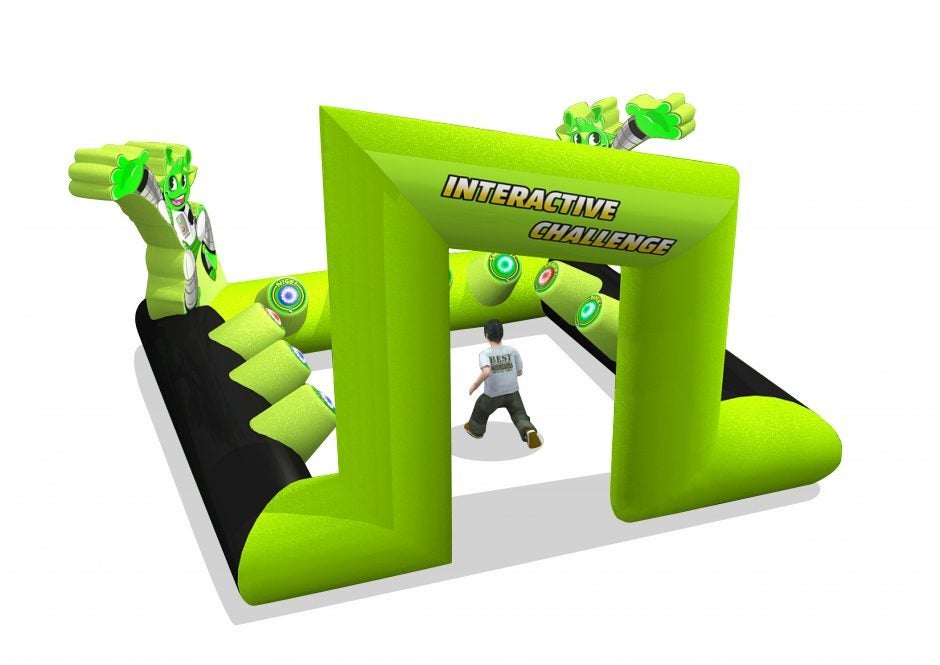 Interaktive Challenge mieten – Reaktions- und Geschicklichkeitsspiel